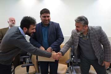 مراسم تکریم و معارفه مسئول حفاظت فیزیکی بیمارستان شهدای هفتم تیر دانشگاه علوم پزشکی ایران